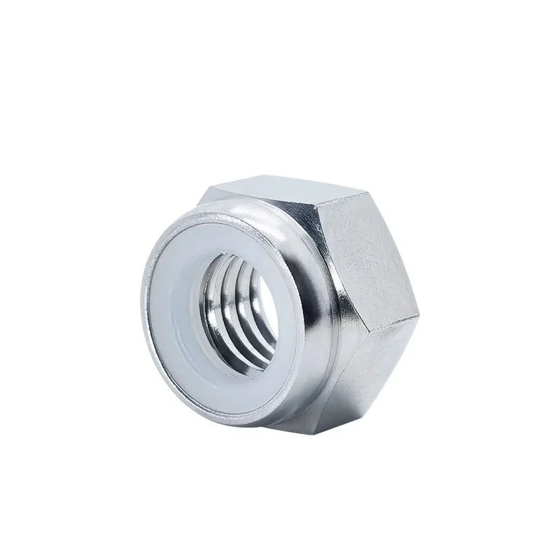 TC4 Titanium alloy Lock nut,Non-slip hex loose nut,Nylon tape,M2/M2.5/M3/M4/M5/M6/M8/M10/M12,TA2 Pure titanium nut