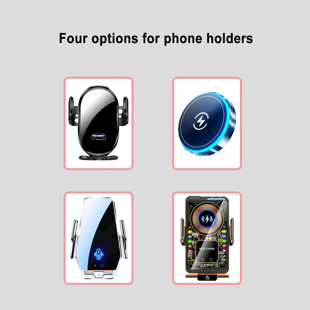 حامل هاتف السيارة لمرسيدس بنز GLA X156 2015 2016-2019 المغناطيسي اللاسلكي شحن السيارات الاستشعار حامل هاتف السيارة الملحقات