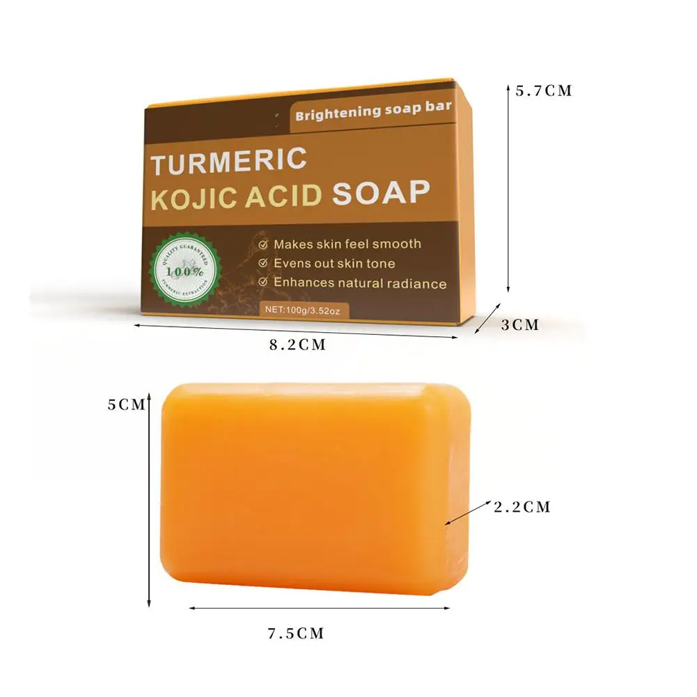 الكركم صابون شامبو الليمون كوجيك حمض الصابون دش وصابون الوجه تنظيف الجسم اشراق الصابون بار العناية بالبشرة 1 قطعة