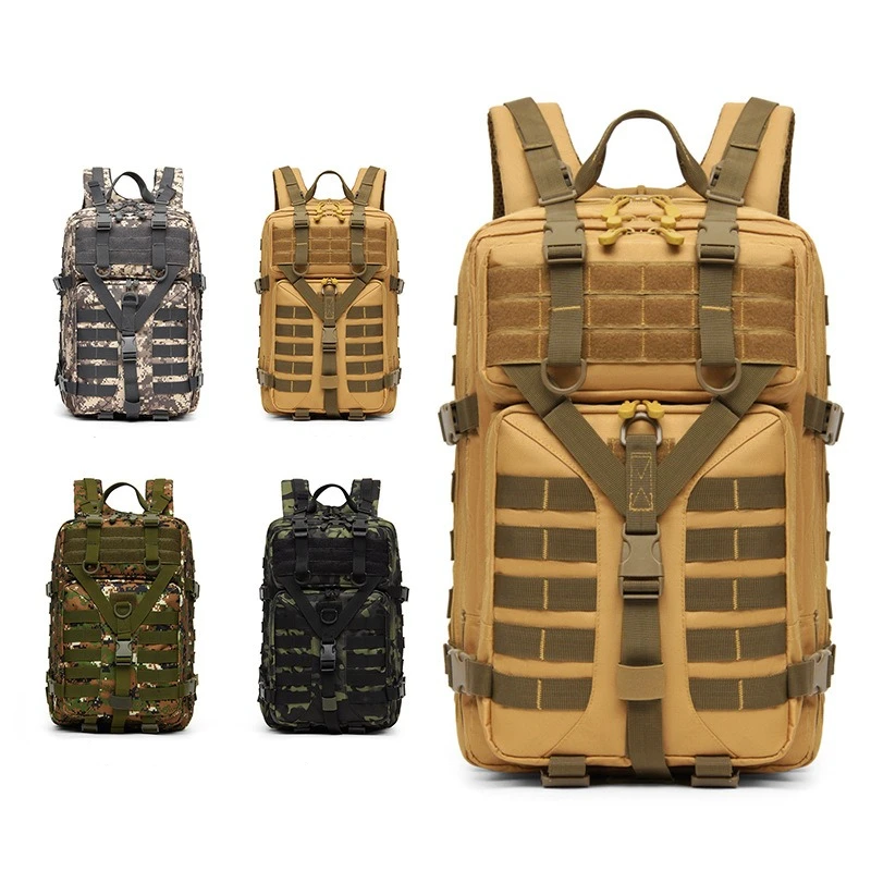 

Уличный тактический рюкзак, дорожный компьютерный рюкзак, большая вместительная походная сумка, многофункциональные камуфляжные оксфордские водонепроницаемые спортивные сумки