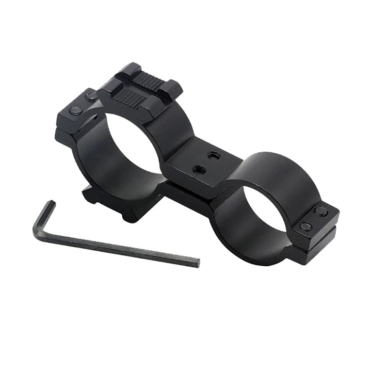 

Bracket Barrel Mount Holder Tube 25.4mm 30mm/1inch Heavy Duty With Double 20mm Rail For Flashlight Torch Laser Scope