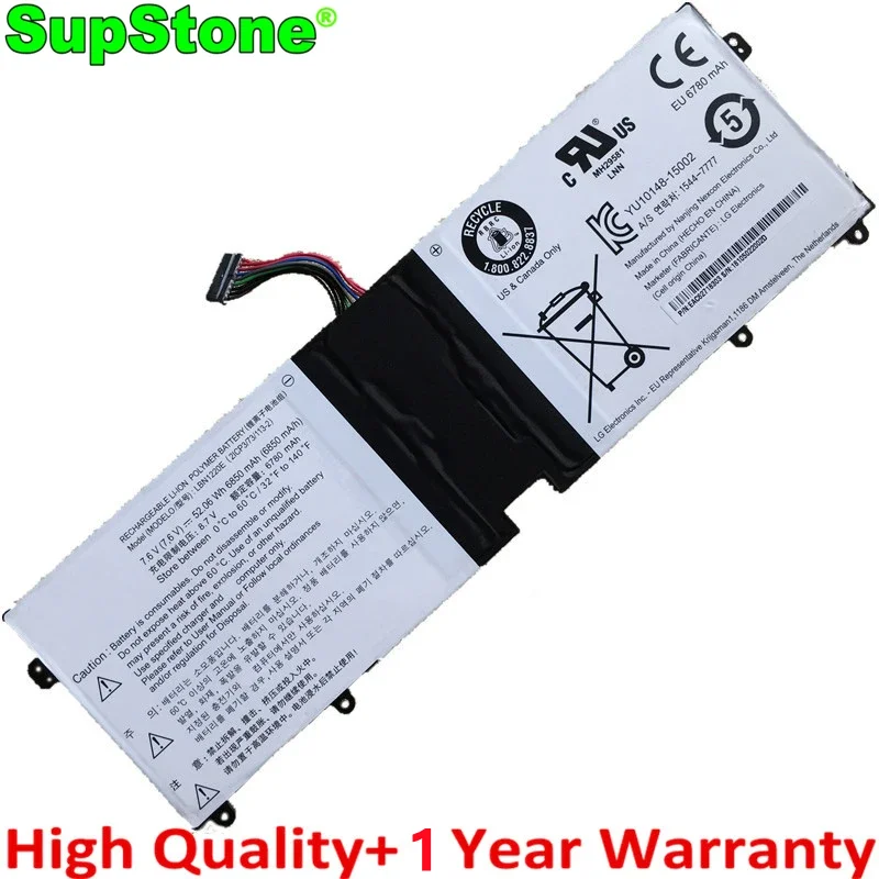 

Аккумулятор для ноутбука SupStone LBN1220E для LG Gram 15z960-t. Aa52u1, 15z960-t. Aa75u1 15UD560-KX7USE 15UD560-KX50K KX5SE KX7DK 2ICP3/73/1