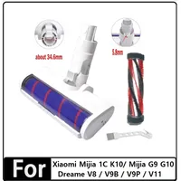 Electric Roll Brush Head for Dreame V10 V9P V9B V11 V8 G9 Xiaomi G10 K10/1C Vacuum Cleaner Replacement Accessories