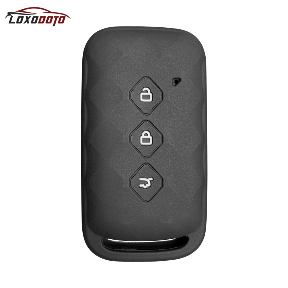 Silicone Car Key Cover For Baojun 510 730 360 560 RS-5 530 630 For Wuling Hongguang S Keychain Accessories