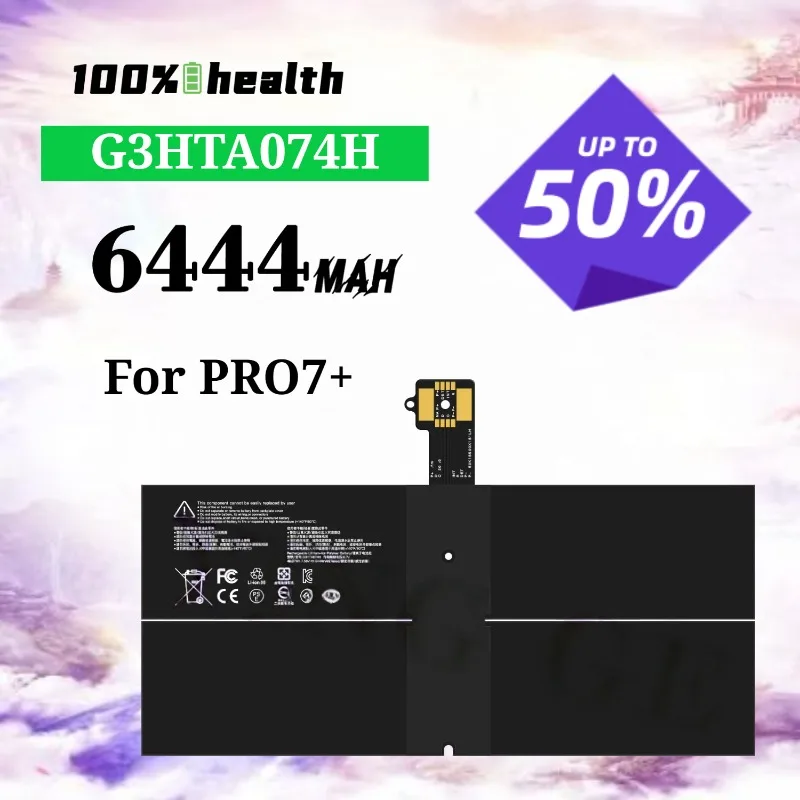 

G3HTA074H 6444mAh Laptop Battery for Microsoft PRO7+/PRO7 PlusLithium Rechargeable Battery