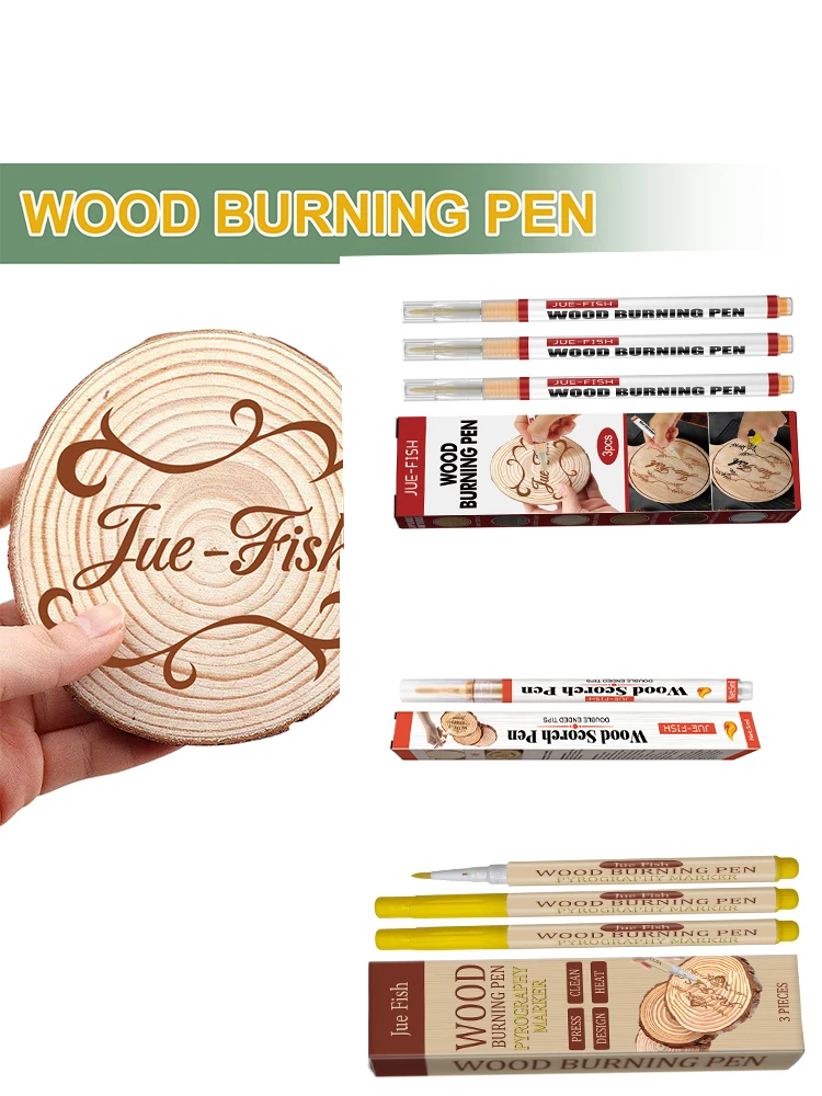 Kinderfreundliches Holzmarker-Set – DIY-Bastel-Brandmalerei-Stift für Kinder, kreatives Holzdekor-Werkzeug, perfekt für Anfänger