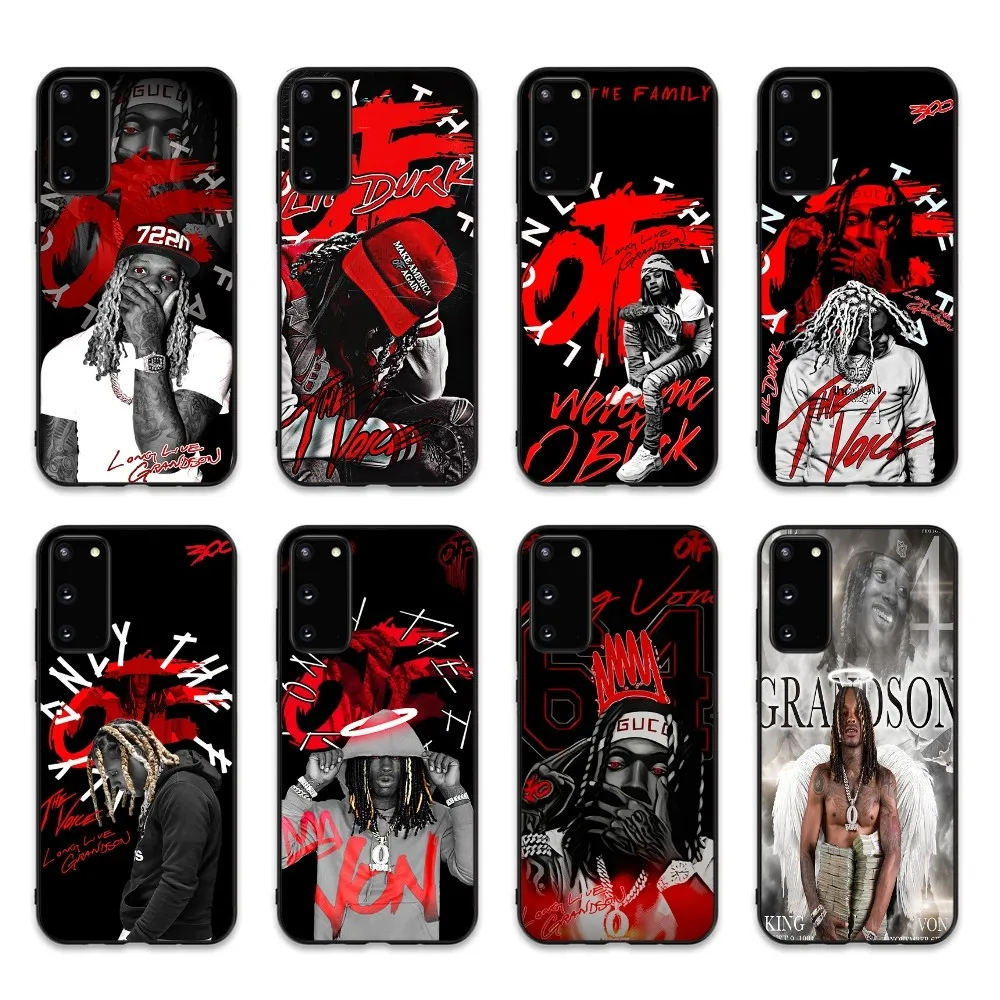 Rapper K-King V-Von Singer Phone Case For Samsung S 9 10 20 21 22 23 30 23 24 plus lite Ultra FE S10lite Fundas