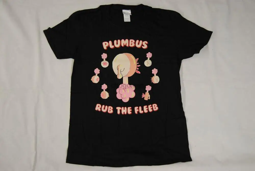 RICK  MORTY PLUMBUS RUB THE FLEEB T SHIRT NEW OFFICIAL ADULT SWIM CID MERCH