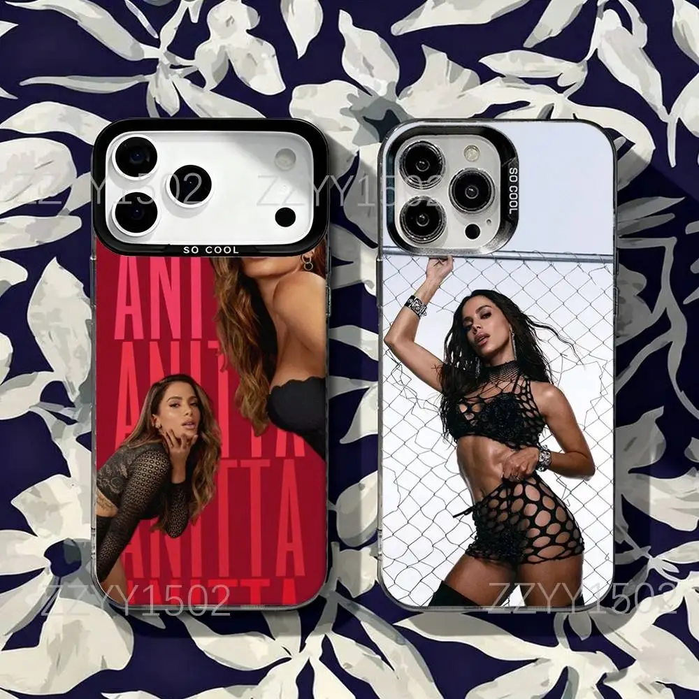 

A-Anitta Mil Veces Phone Case For iPhone 17,16,15,14,13,12,X,8,Pro,Max,Plus,SE4,Air,Mini HD Black IMD Matte