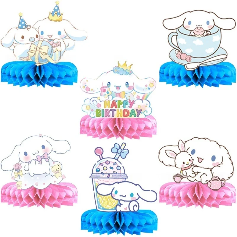 

New 5 Pieces Jade Osmanthus Dog Theme Birthday Party Decoration Kids Party Supplies Cupcake Decoration Background Centerpiece