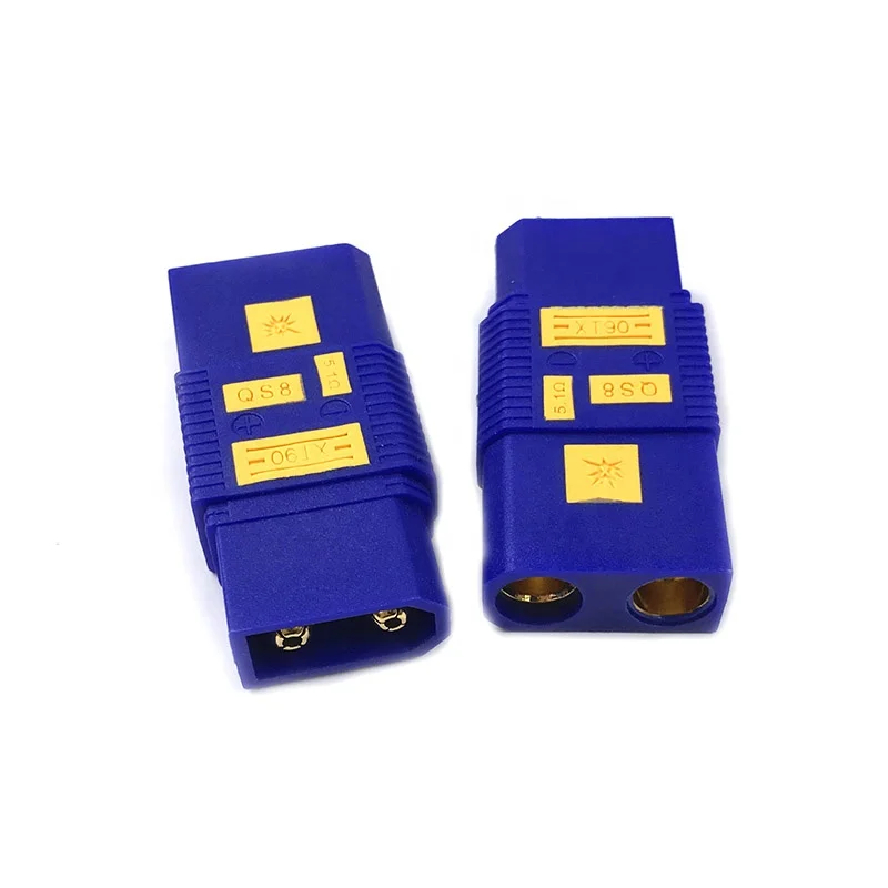 

5 шт. QS8 Женский XT90 Мужской аккумуляторный разъем питания Адаптер без сварки Встроенная вилка для радиоуправляемых автомобилей Самолет БПЛА Дрон Радиосистемы