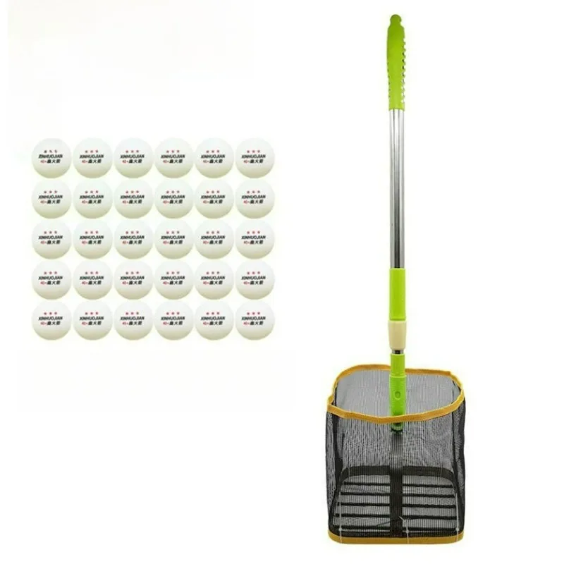 

Adjustable Pong Ball Pier Up Multi-Ball Training Net Basket Buet Exble Tennis Badminton Court Cleaning Tool