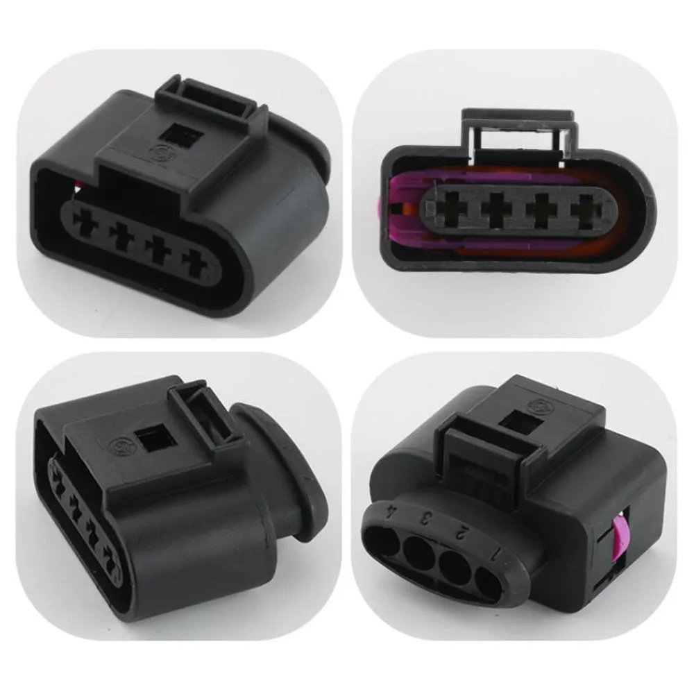 Imagem -05 - Conector Impermeável Automático com Selo Terminal Plugue Automotivo Soquete Masculino da Família Pinos 100conjunto 1j0973724 1j0973824