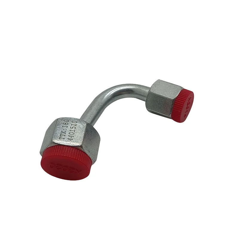 Applicable Linde Forklift Accessories New 180 Door Frame Iron Pipe Bend 1804401510 Side Shifter Bend Pipe Joint Metal Material