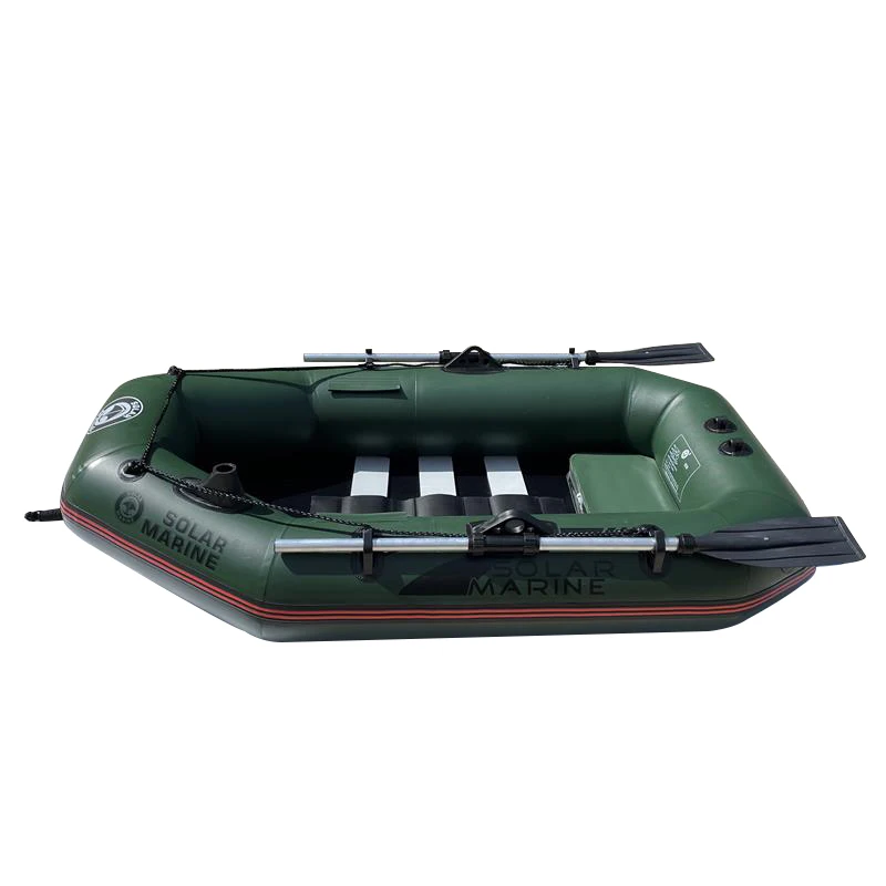 2 Person Wear-resistant Thickening Rowing Kayak 2 M Inflatable Boat PVC Fishing Boat  With Paddles For Adults and Children