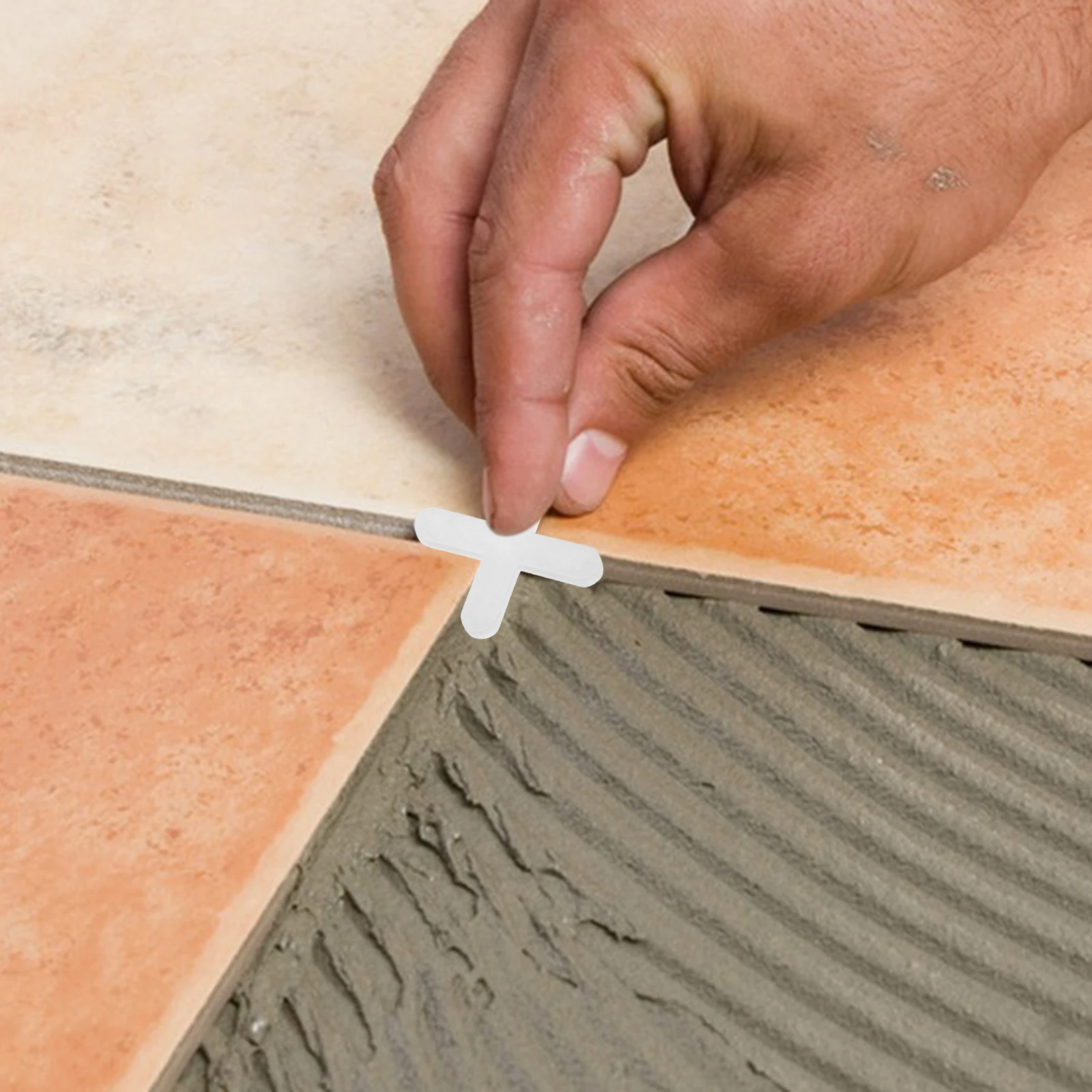 

1000pcs Tile Leveling Spacers 4Mm Plastic Cross-Shaped Grout Spacer For Ceramic Porcelain Floor Pool Deck Tiles Installation