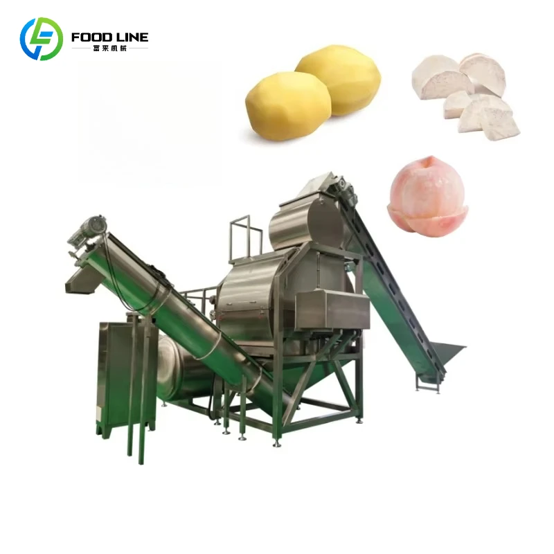 Customizable Advance Technology Large Scale Industrial Potato Steam Peeler Cassava Carrot High Pressure Peeling Machine