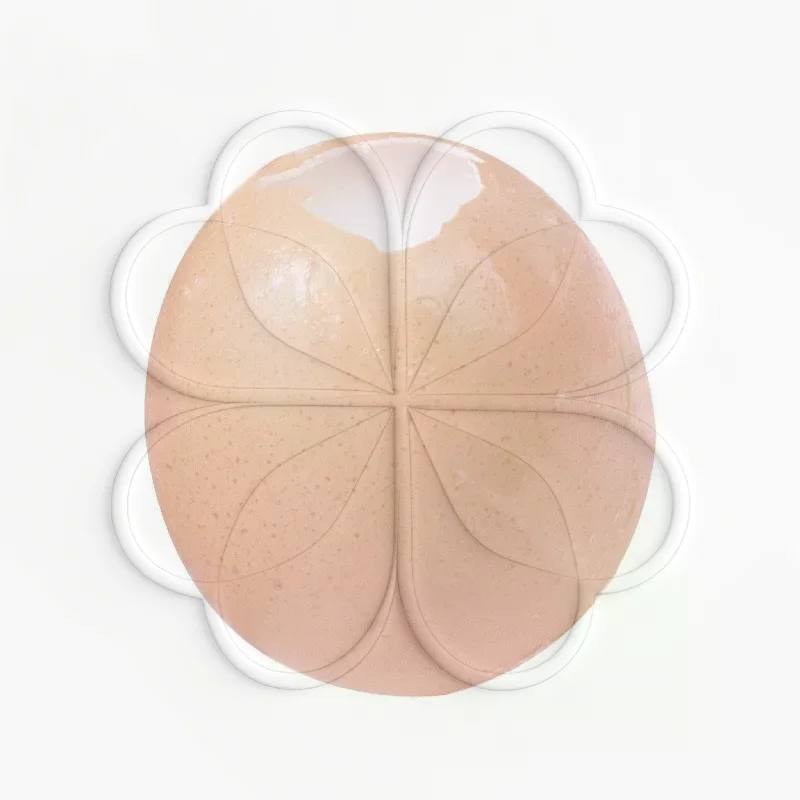 Silicone Realistic Egg Squeeze Toy Crack Design Anti-Stress Fidget Sensory Ball for ADHD Adults Office Decompression Use