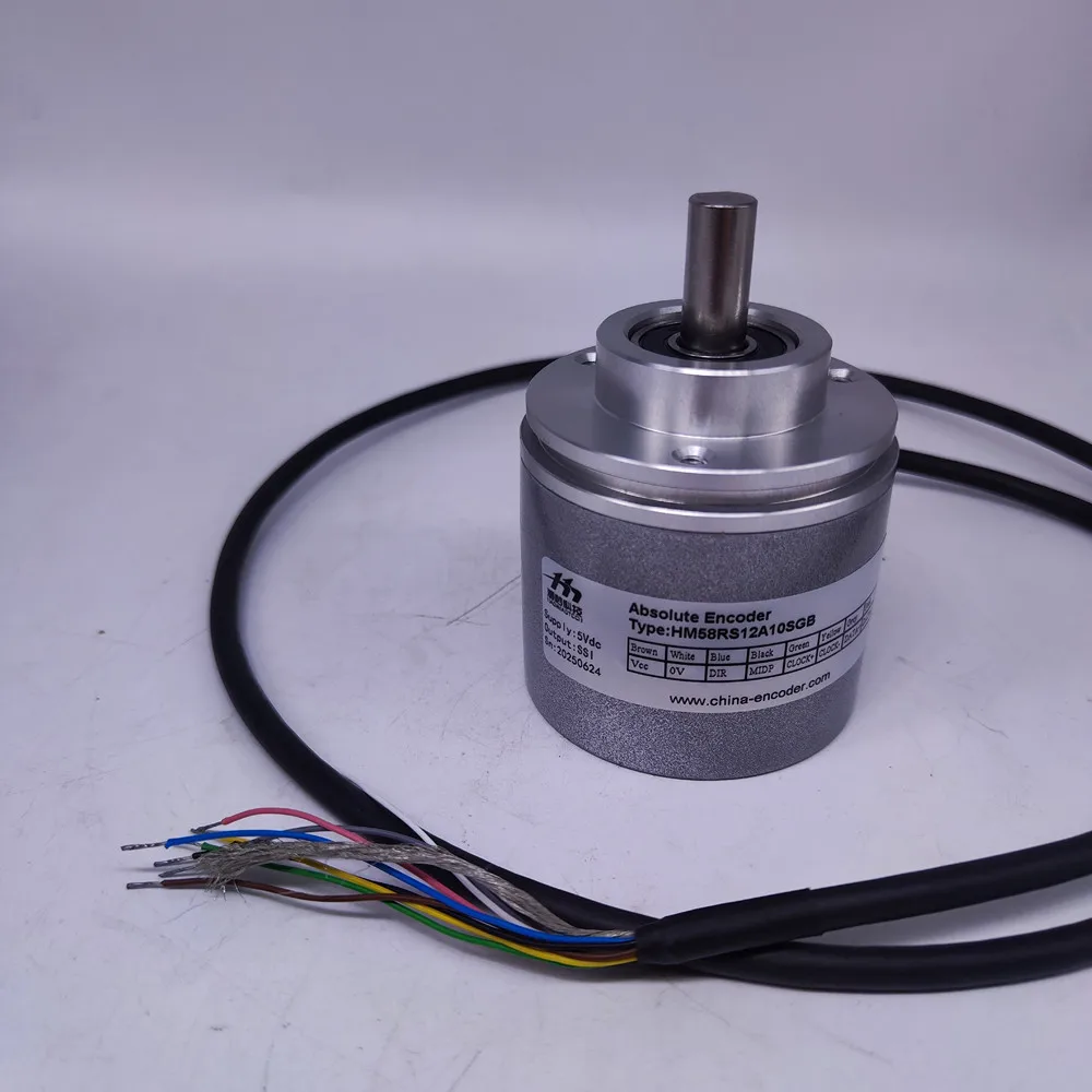 HM58 Series Absolute Encoder 10~30V Encoder 10MM Shaft Single Turn Encoder 4096PPR