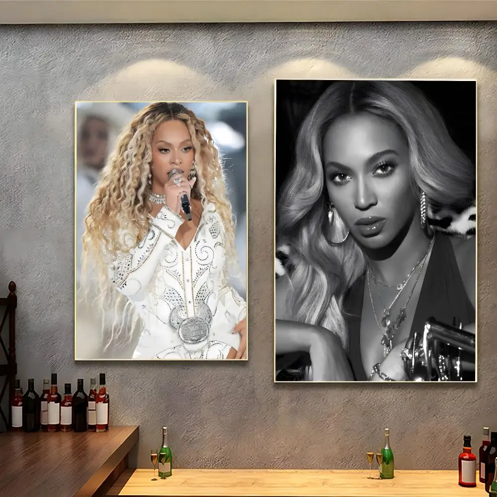 Pop icon Beyoncé Poster Peel And Stick Indoor Bedroom Wall Decor Aesthetic Gift
