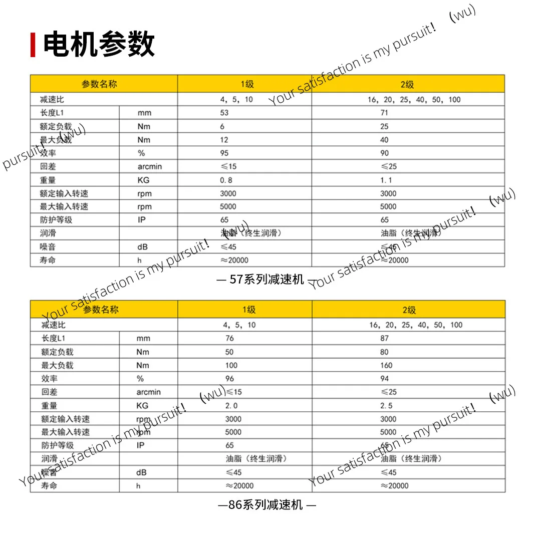 57/86 Planetary Gear Gearbox Two-stage Speed Ratio Adaptation Stepping Motor Brushless Motor New