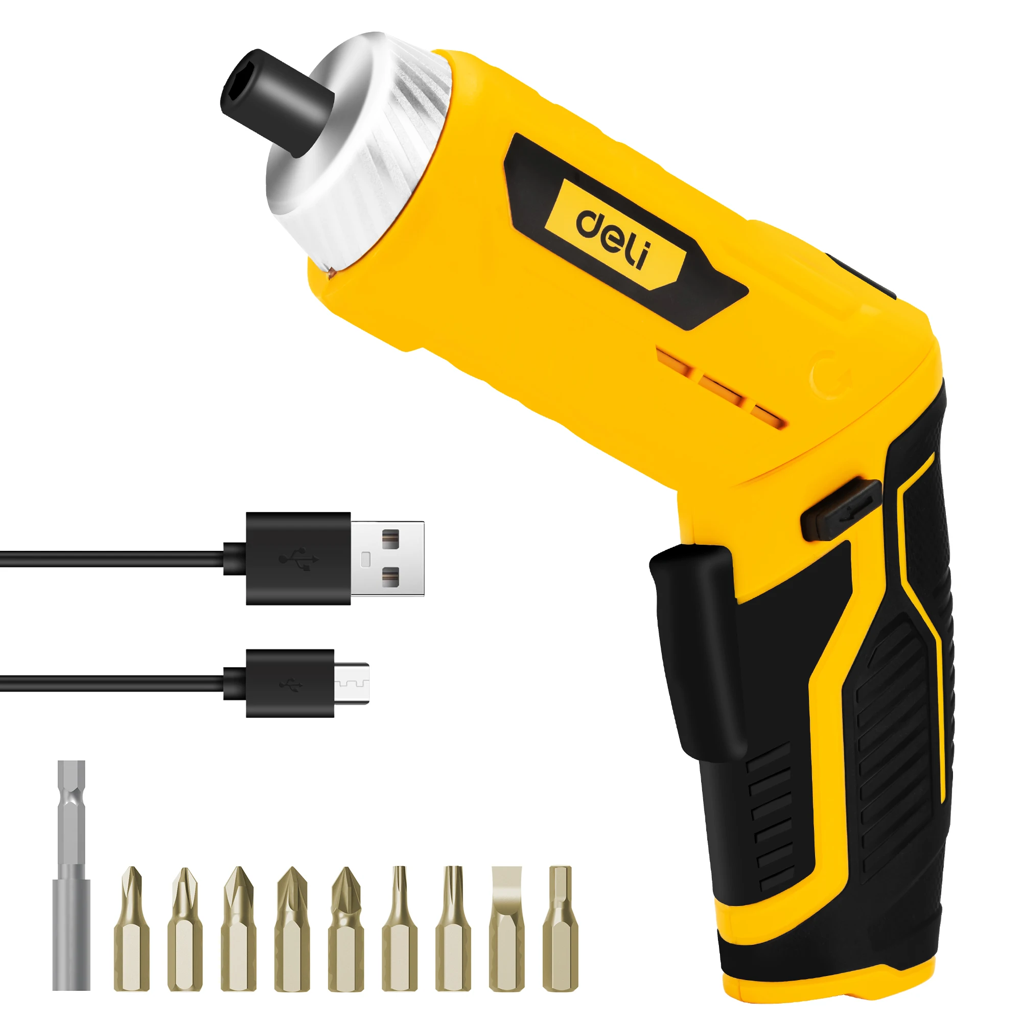 Deli 3.6V Power Tool Set Household Maintenance Repair 1500mAh Lithium Battery Mini Household Electric Drill Cordless Screwdriver