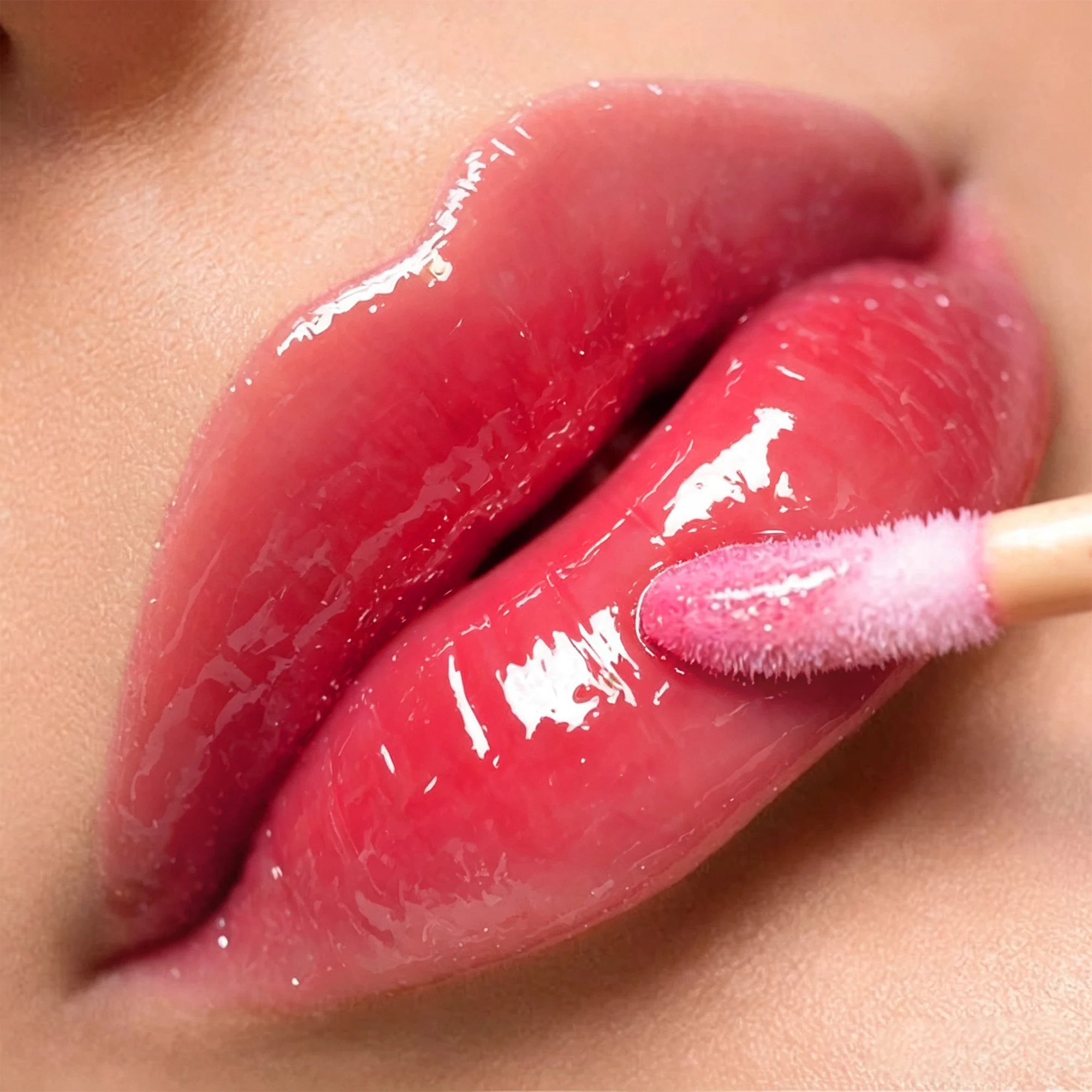 JUJU DREAM Mirror Water Lip Gloss High Shine Plumping Tint Moisturizing Makeup