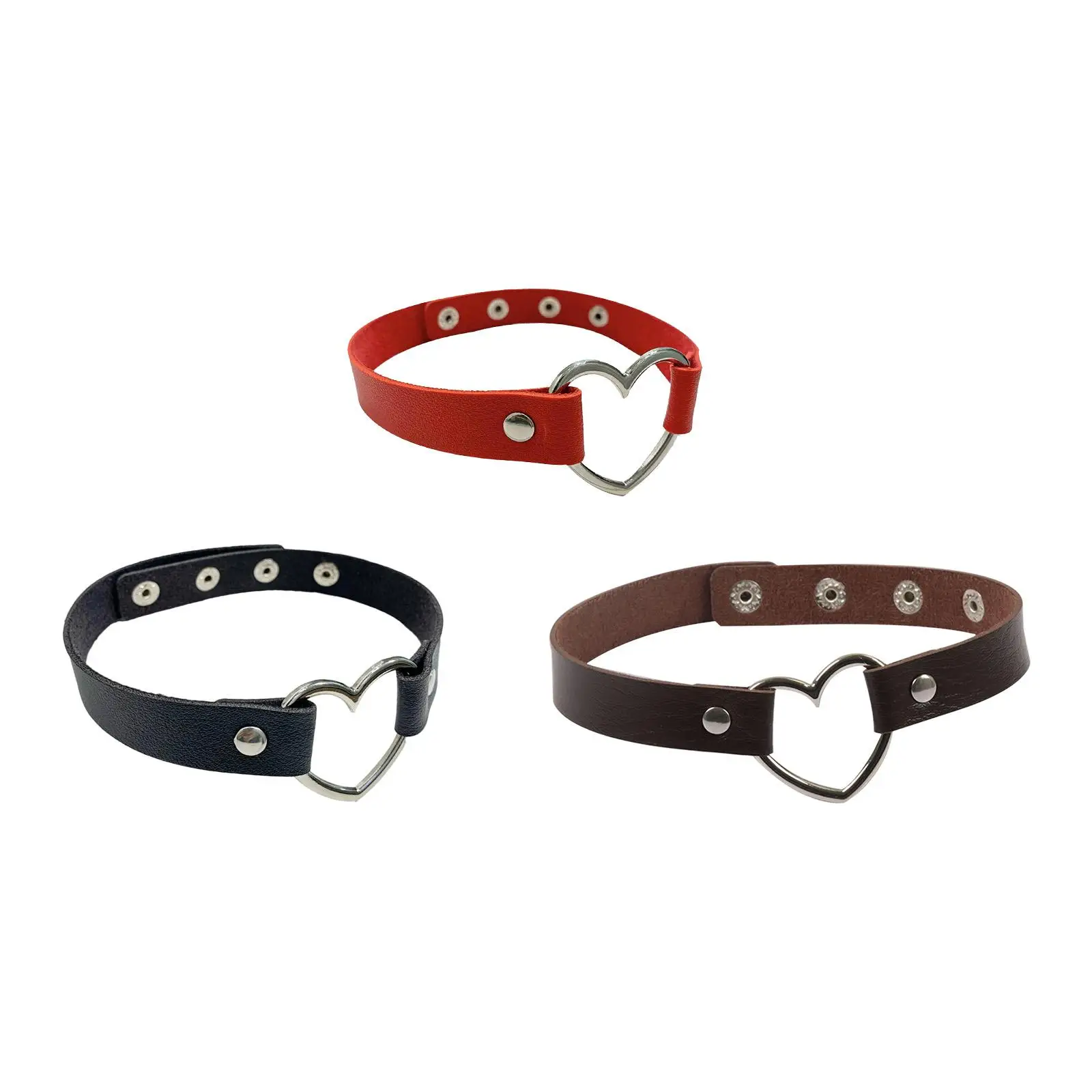 チョーカーネックレス チョーカーファッション 幅調節可能 ラブハートチェーン コスプレアクセサリー ソフトジュエリーギフト