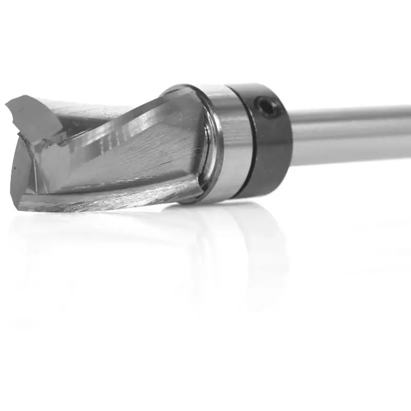 WORTHOWN-High Accuracy Alloy Steel Spiraling Router Bit For Clean Edges And Professional Flush Trimming