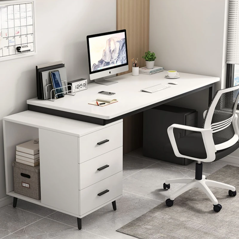 Table Modern Office Desks Simplicity Write Study Home Bedroom Office Desks Small Computer Bureaux Meuble Work Furniture QF50OD