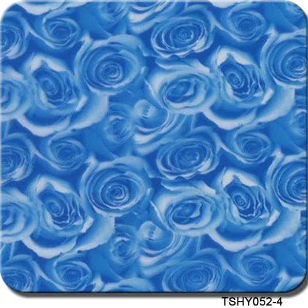 

TSAUTOP5 square meter HOT flower blue rose water transfer printing film width 50cm 052-4 transfer printing film