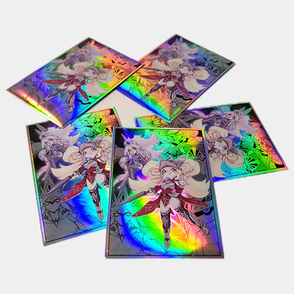 50pcs 63x90mm Anime Card Sleeves Dragunity Primus Pilus Splints Card Sleeves Trading Card Inner Sleeves for YGO