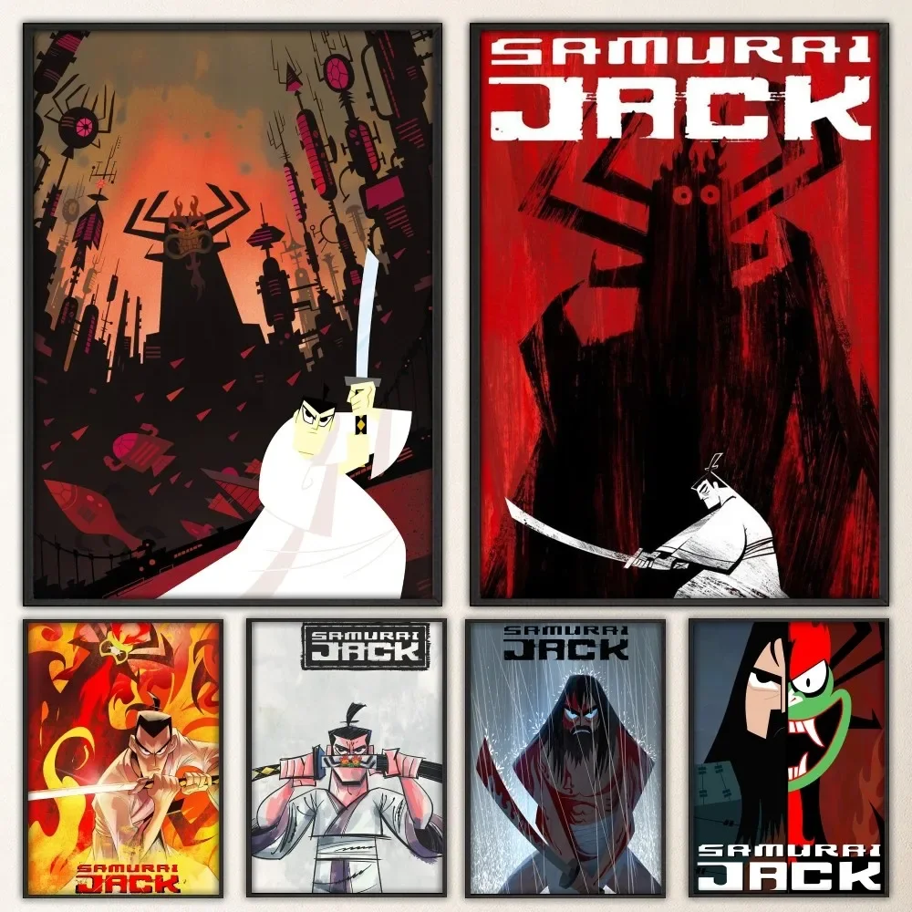 S-Samurai J-Jack Anime Poster Prints Poster Wall Painting Bedroom Living Room Wall Bar Restaurant Sticker Small