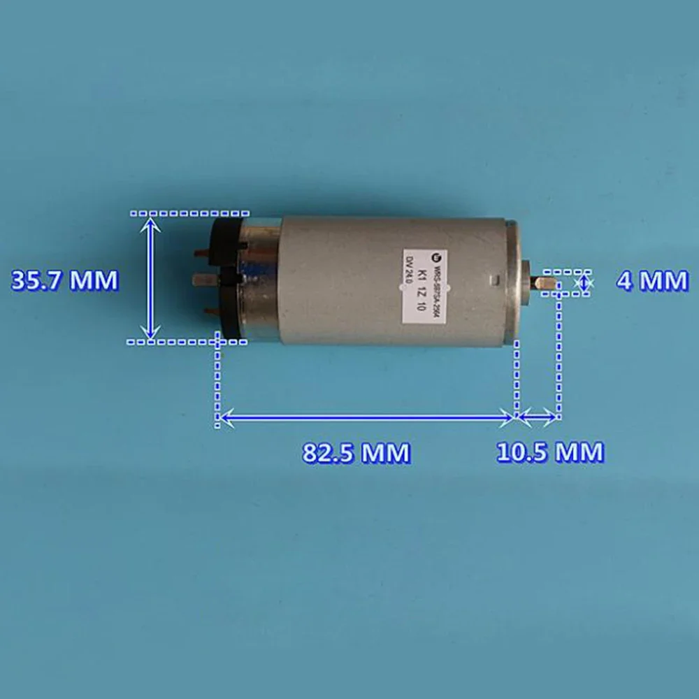 DC 24V Large Torque Extended Type Mini Motor 4200RPM Micro current Low Power Consumption Slow Speed Curtain Machine Motor