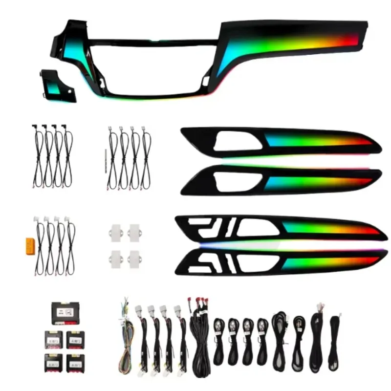 15-19  GLE Galaxy Style Ambient Lights 25-Piece Door Panel Trim Panel Automotive Lights Car Light Accessories