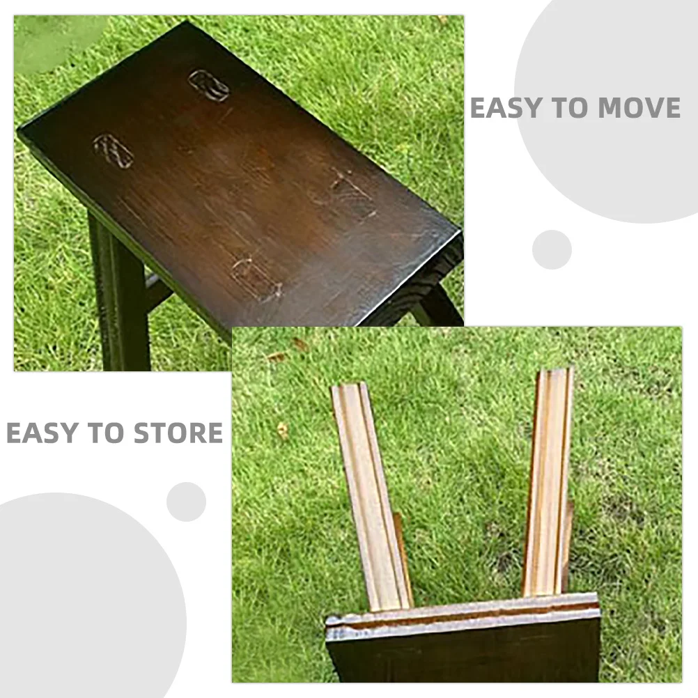 Sgabello in legno Piccolo sgabello rustico per adulti Bagno Cucina Camera da letto Cambio scarpe Panca da ballo
