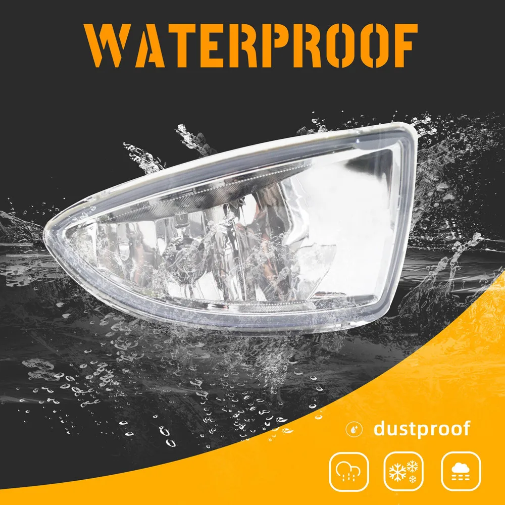 2pcs For Honda Civic 2DR/4DR Coupe Sedan 2004 2005 Clear Fog Lights W/Switch+Harness front bumper driving lamps assembly