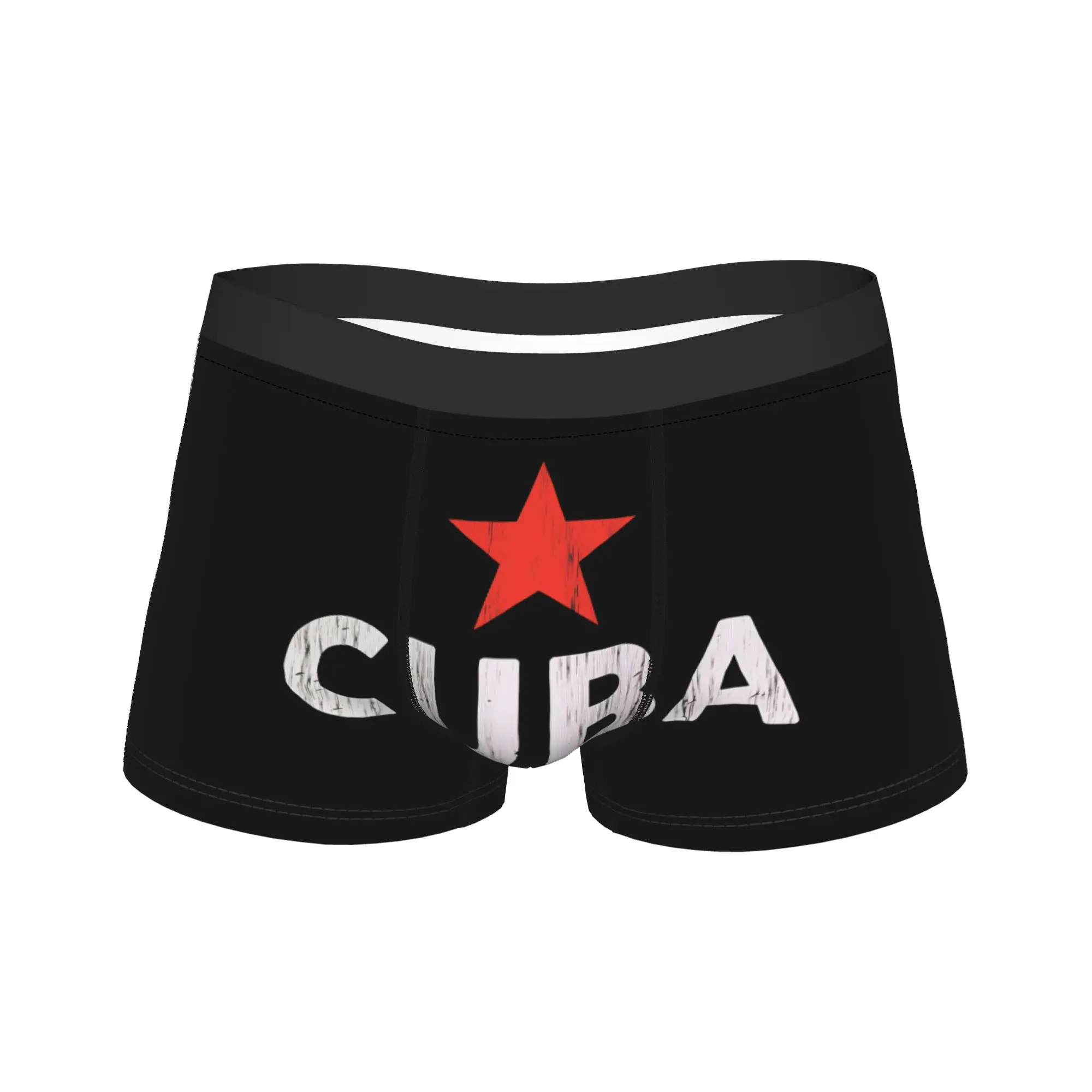 

Make Cuba Great Again Underwear Printed Trunk Hot Sale Male Panties Breathable Shorts Briefs Gift