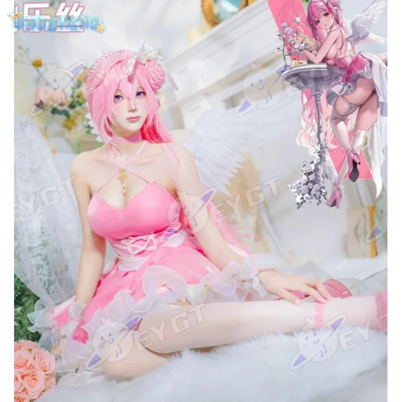 

Дороти Доро Косплей Костюм Игра NIKKE: The Goddess of Victory Dawn Party Розовое Платье Хэллоуин Девушка Униформа Аксессуары Комплект Опора