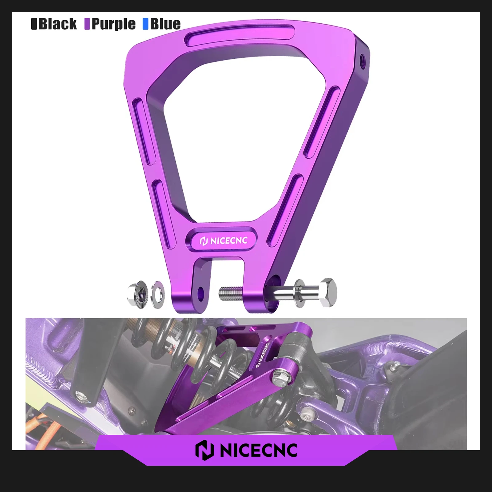 

For Surron Electric Bike Shock-absorbing Rear Link Triangle Bracket For 2025 2024 Surron Light Bee X S L1E Reinforce Surron Part