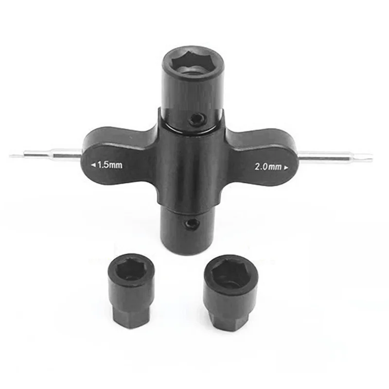 

ABKS-2X Super Quick Release Wrench M5/M4/M3 Wrench 1.5Mm/2.0Mm Hexagon Screwdriver Quick Release Propeller Motor Prop Tool