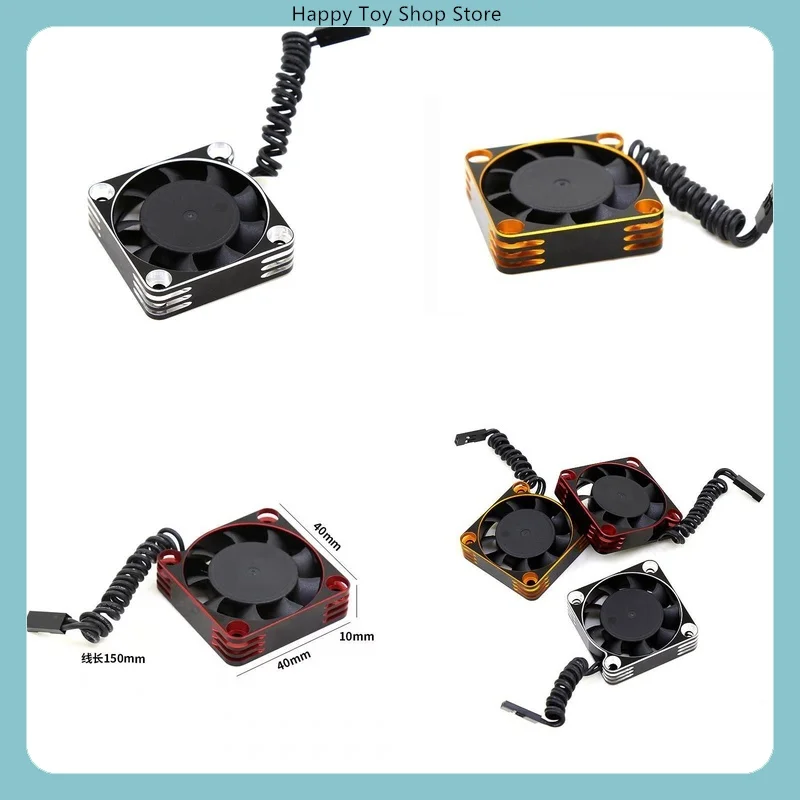 

Metal Housing High Speed 4010 Cooling Fan for RC Car Motor ESC Crawler Spare Parts