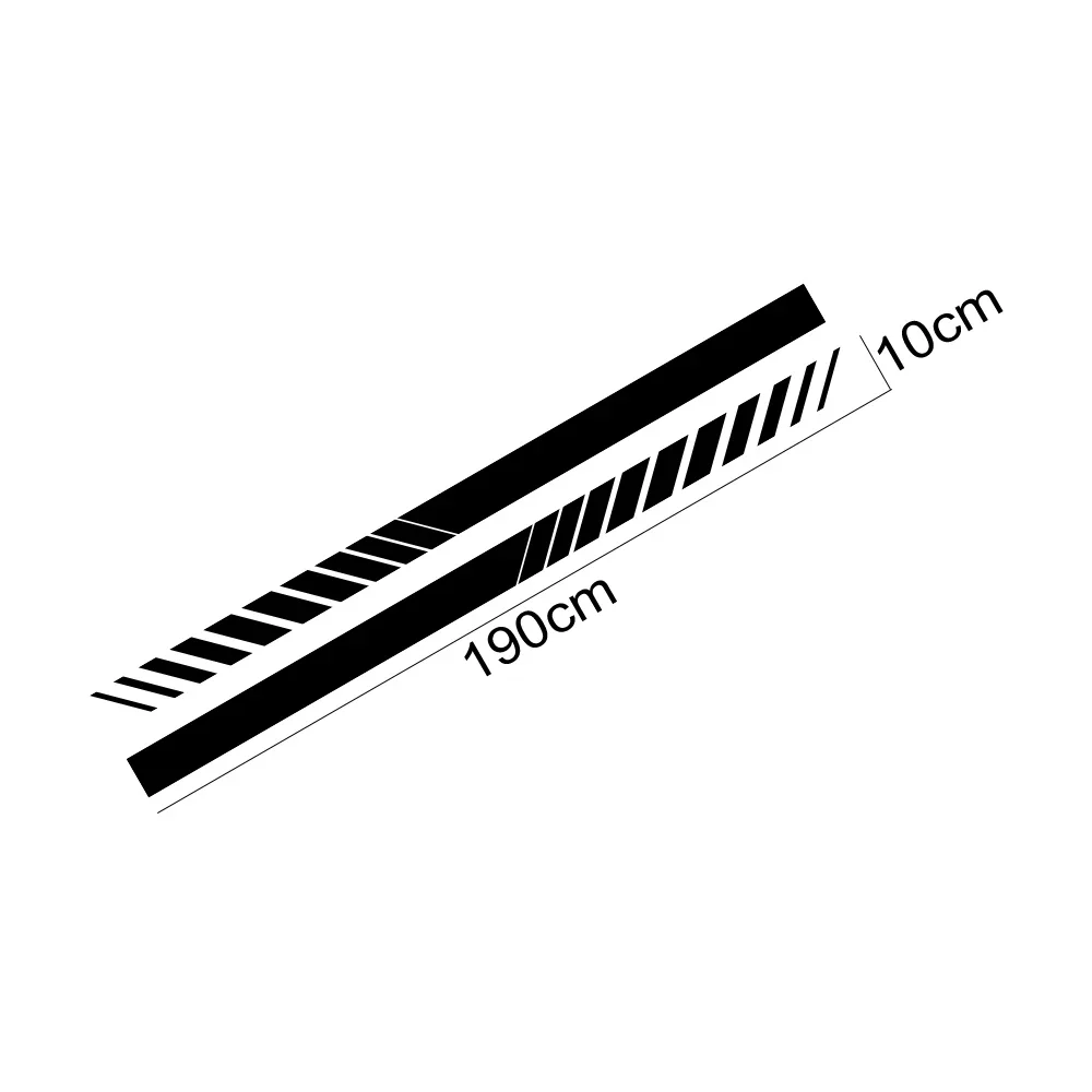 

Car Styling Side Skirt Door Sticker Auto Decor Accessories For Tesla Skoda Subaru Toyota VW Volkswagen Smart Seat Suzuki Volvo