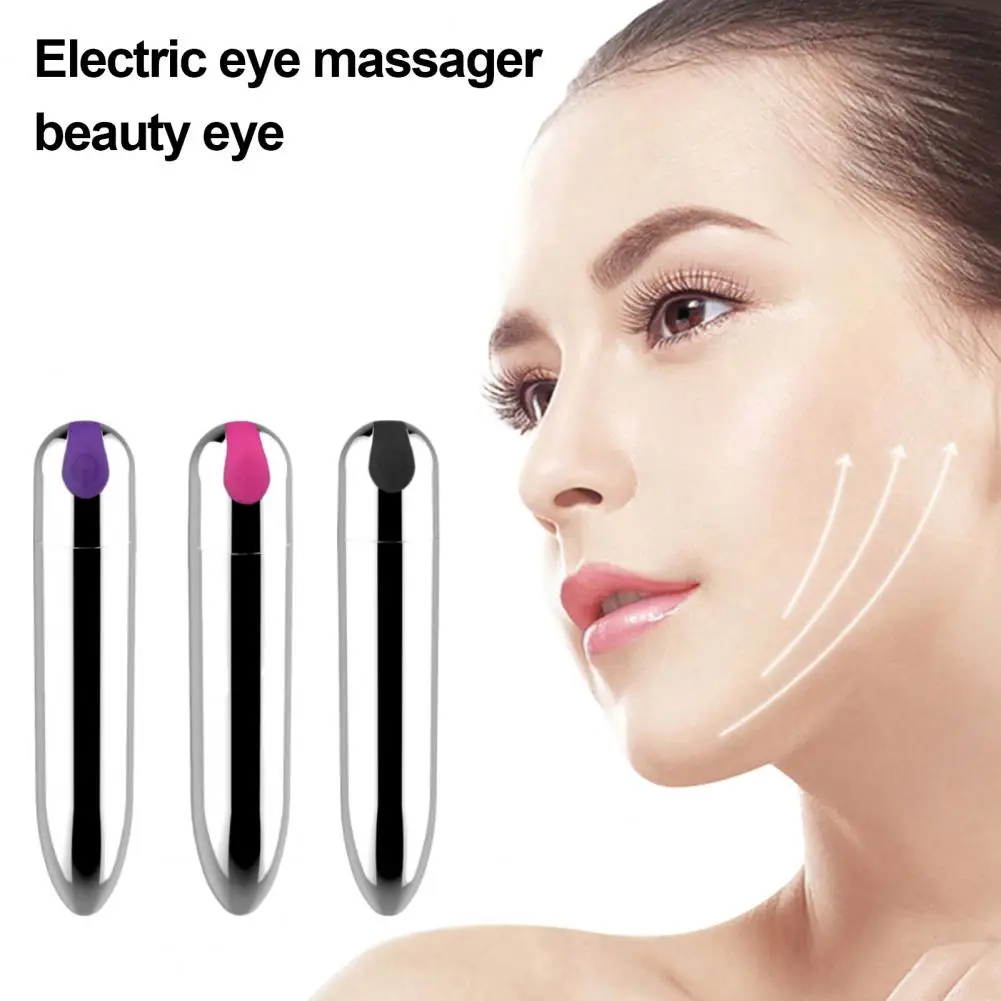 

Electric Eye Massager with 10 Modes USB Rechargeable Waterproof Mini Vibration Pen Quiet Eye Body Massage Device