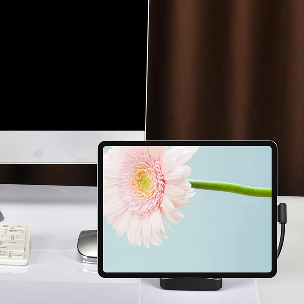 

USB-C Docking Station Aluminum Alloy Type- Holder Charging Hub Data Splitter Lightweight Durable Heat Dissipation