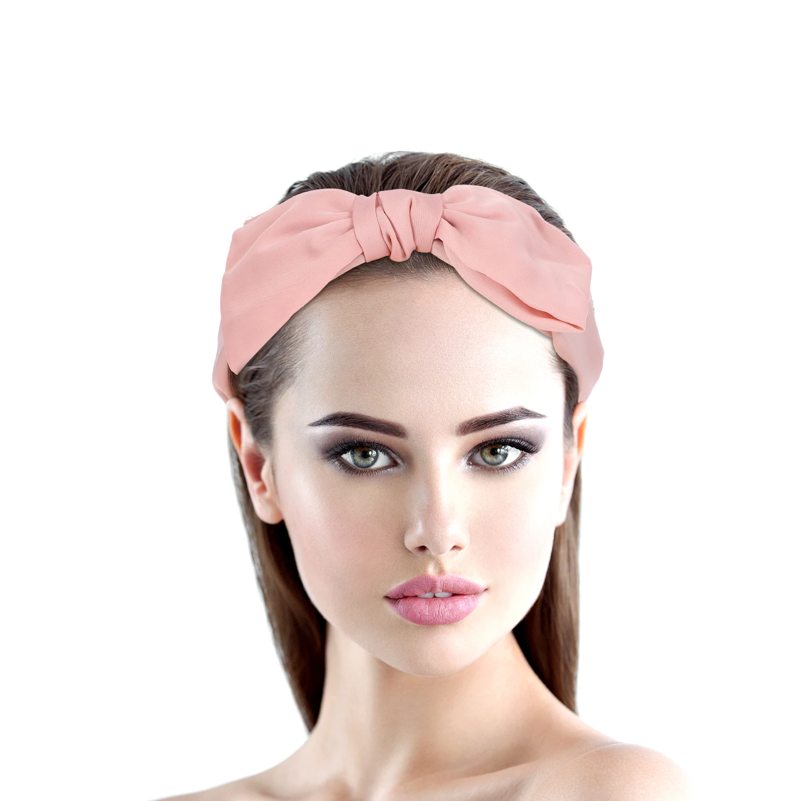 

2Pcs Bow Headband Polyester Spandex Ribbon Knotted Hair Band for Women Dating Party Ceremonies Birthday Banquet Holiday