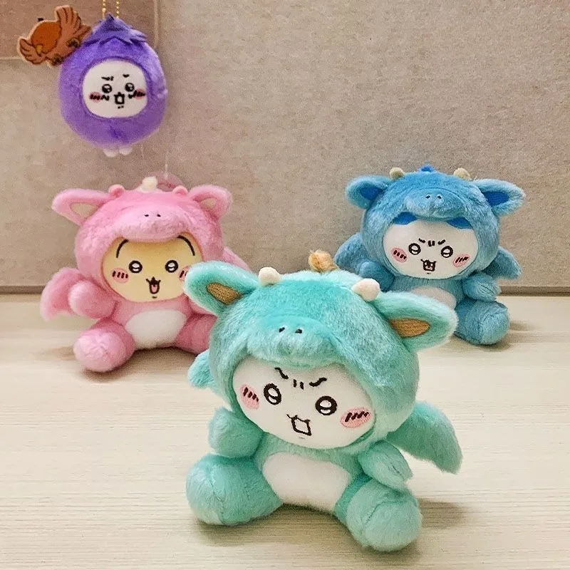 MINISO Cute Chiikawa Usagi 13cm Limited Plush Kawaii Doll Anime Hanging Decorations Cartoon Bag Pendant Sweetness Schoolchildren