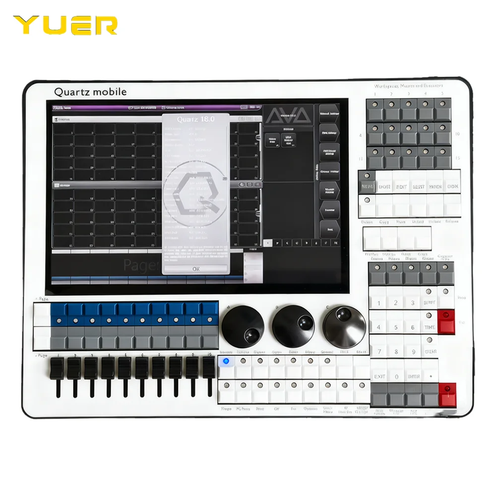 Mini Quartz Mobile Titan V15.1 V16.0 V17.1 V18.0 DMX Control Professional Stage Light Controller Built in Battery Touch Screen