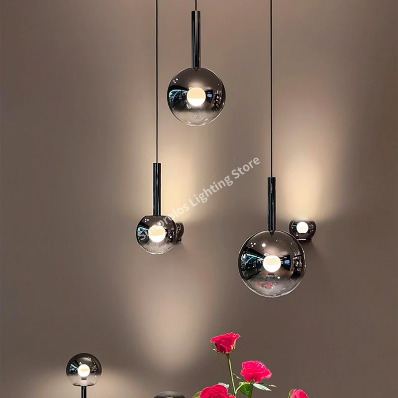 

Italy High-end Pendant Light Modern Luxury Bedroom Bedside Chandelier Liftable Simple Hand-sweep Dimming Bar Hanging Line Lamp