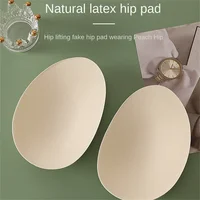 Bragas de látex para mujer, ropa interior Sexy moldeadora de cuerpo, Realzador de glúteos de cintura media sin costuras, Realzador de cadera, 1 par